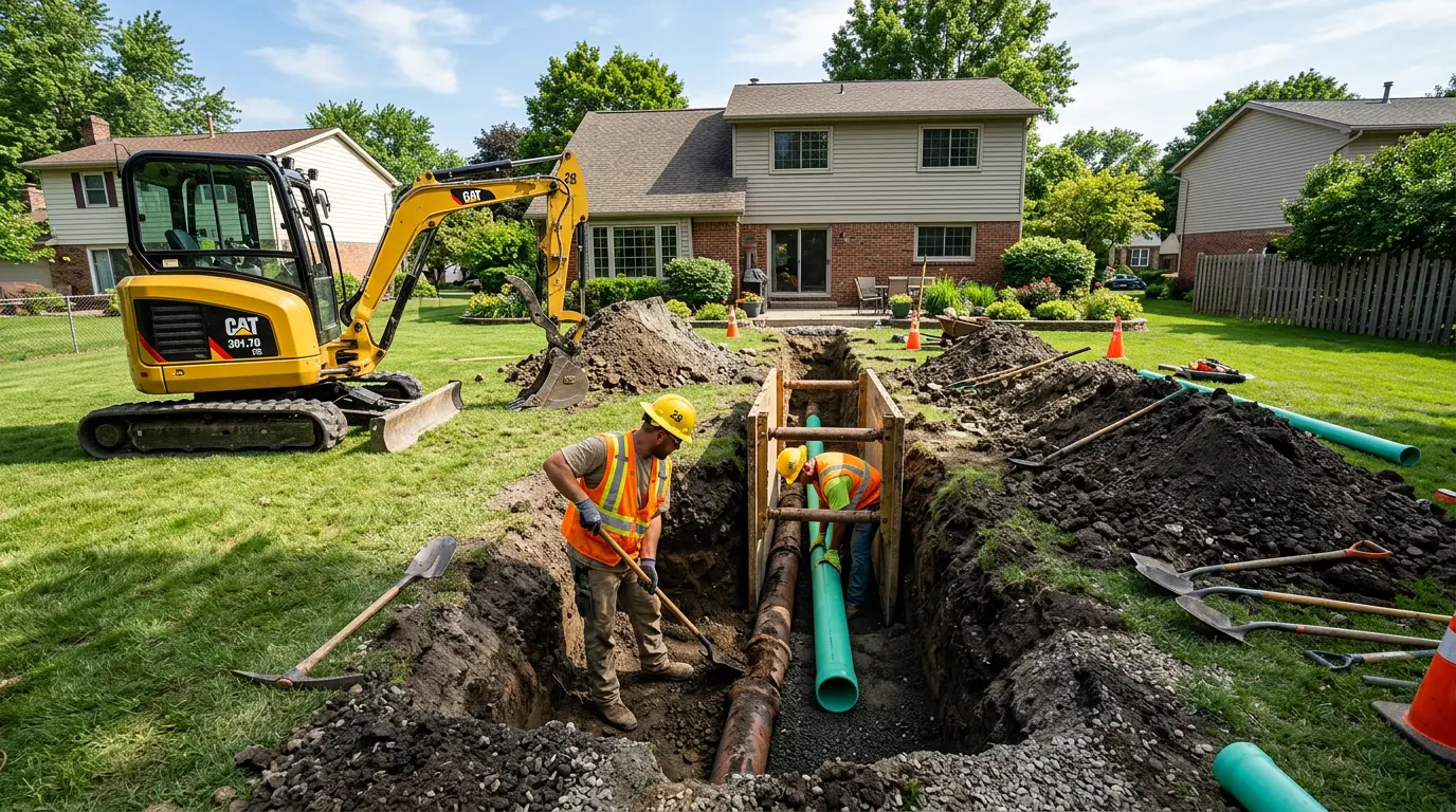 Sewer Line Installation in Newton, KS